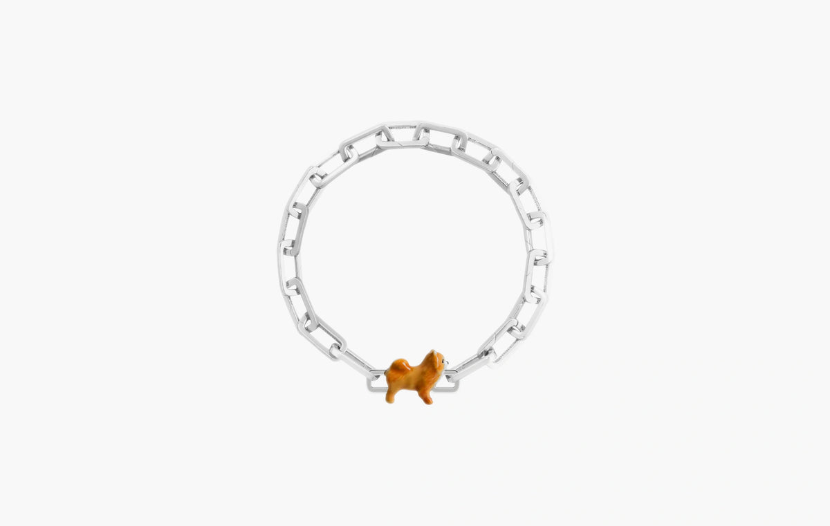 Pomeranian Charm "Silver"