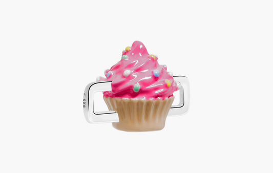 Cupcake Charm "Silver"