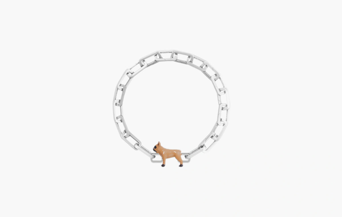 Frenchie Charm "Silver"
