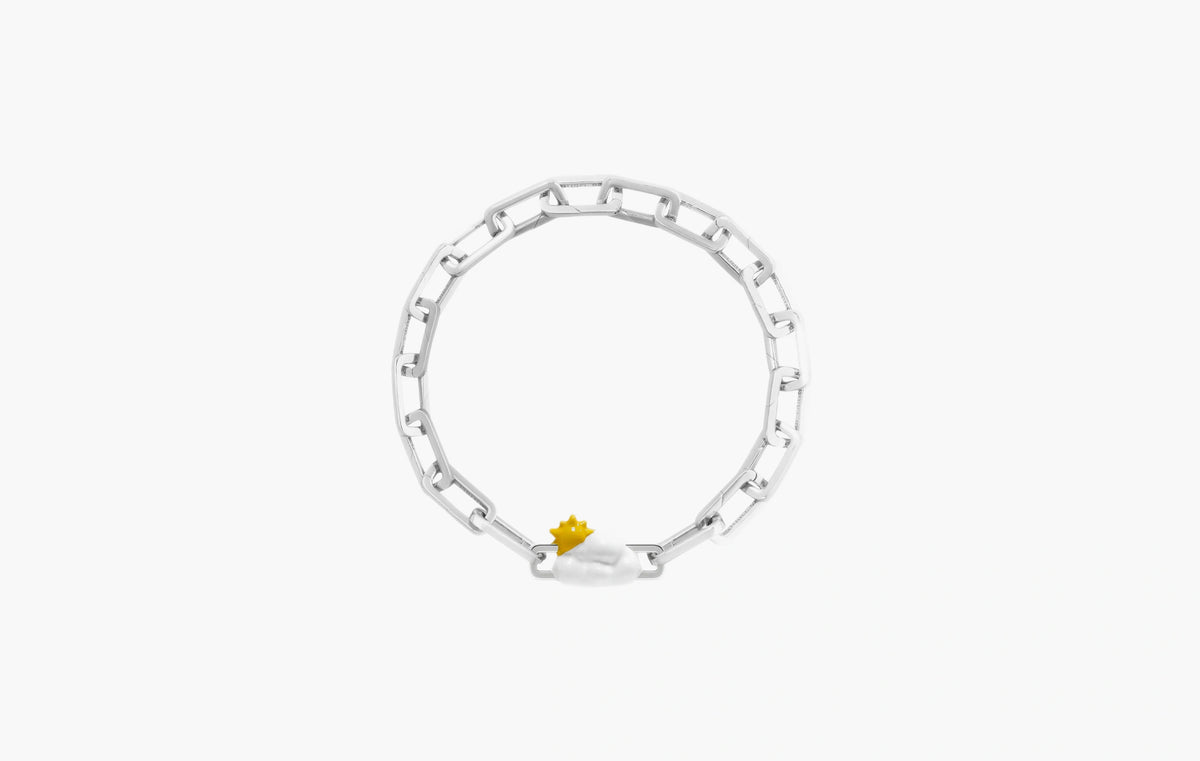 Sun and Clouds Charm "Silver"