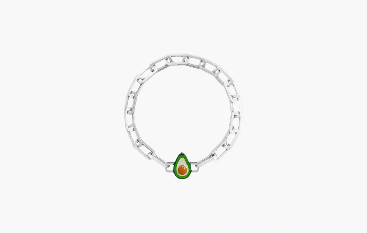Avocado Charm "Silver"