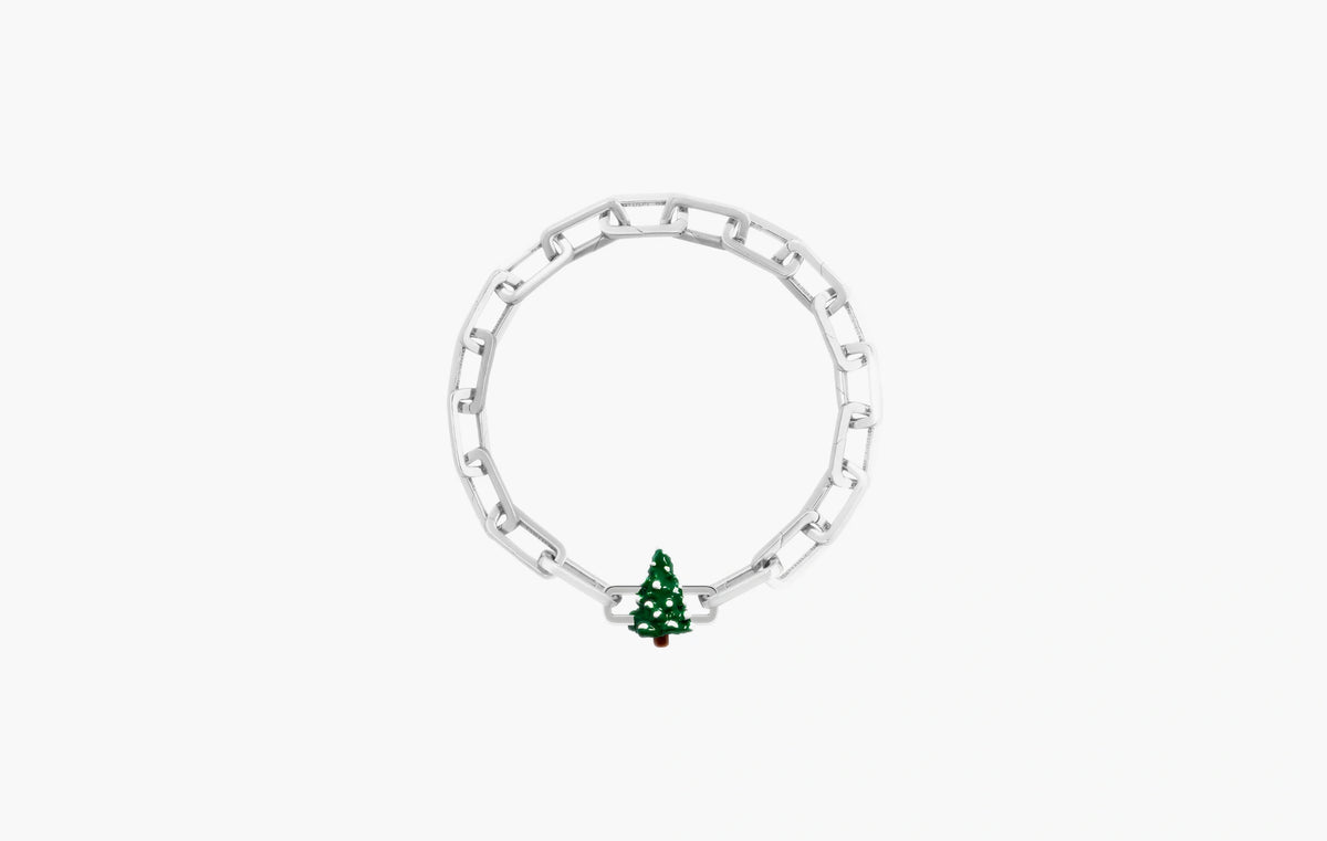 Alpine Tree Charm "Silver"