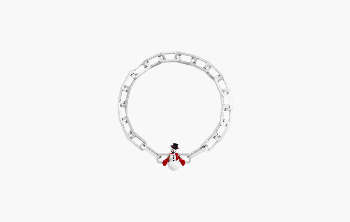 Snowman Charm "Silver"