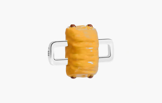 Pain Au Chocolat Charm "Silver"