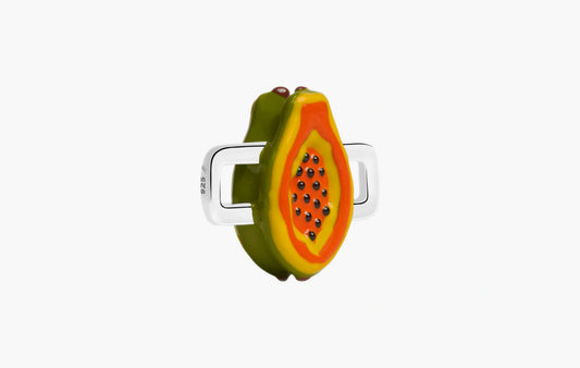 Papaya Charm "Silver"
