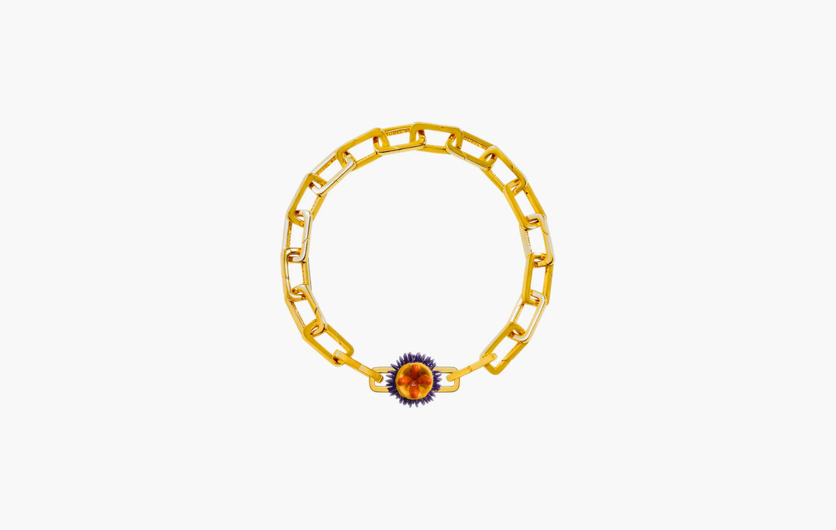 Sea Urchin Charm "Gold"