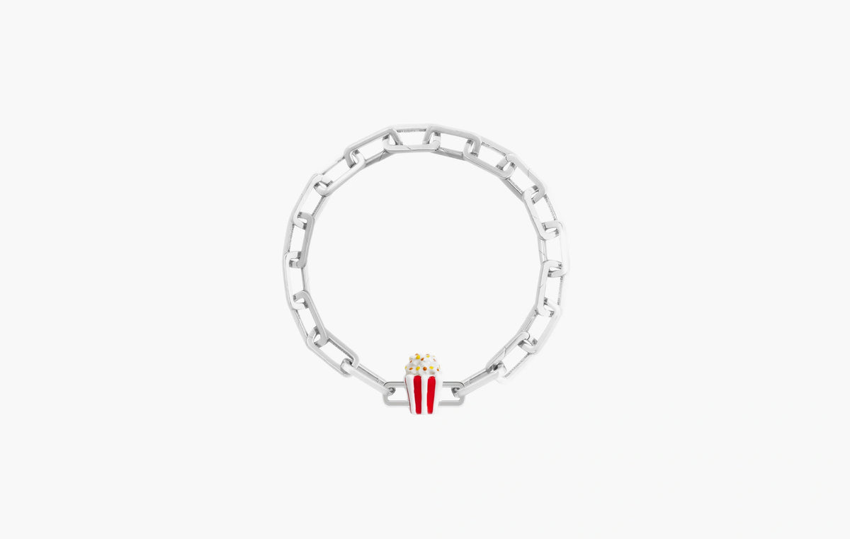 Popcorn Charm "Silver"