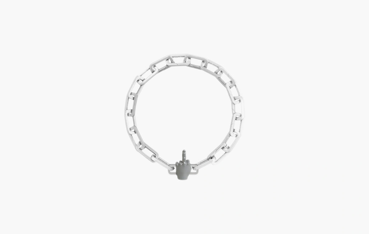 Middle Finger Charm "Silver"