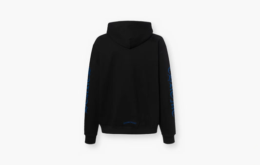 Vertical Script Logo Hoodie "Blue"