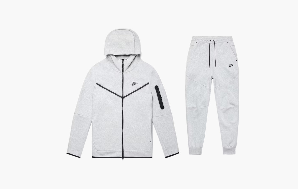 Sportswear Tech Fleece Full Zip Hoodie & Joggers Set "Grey"