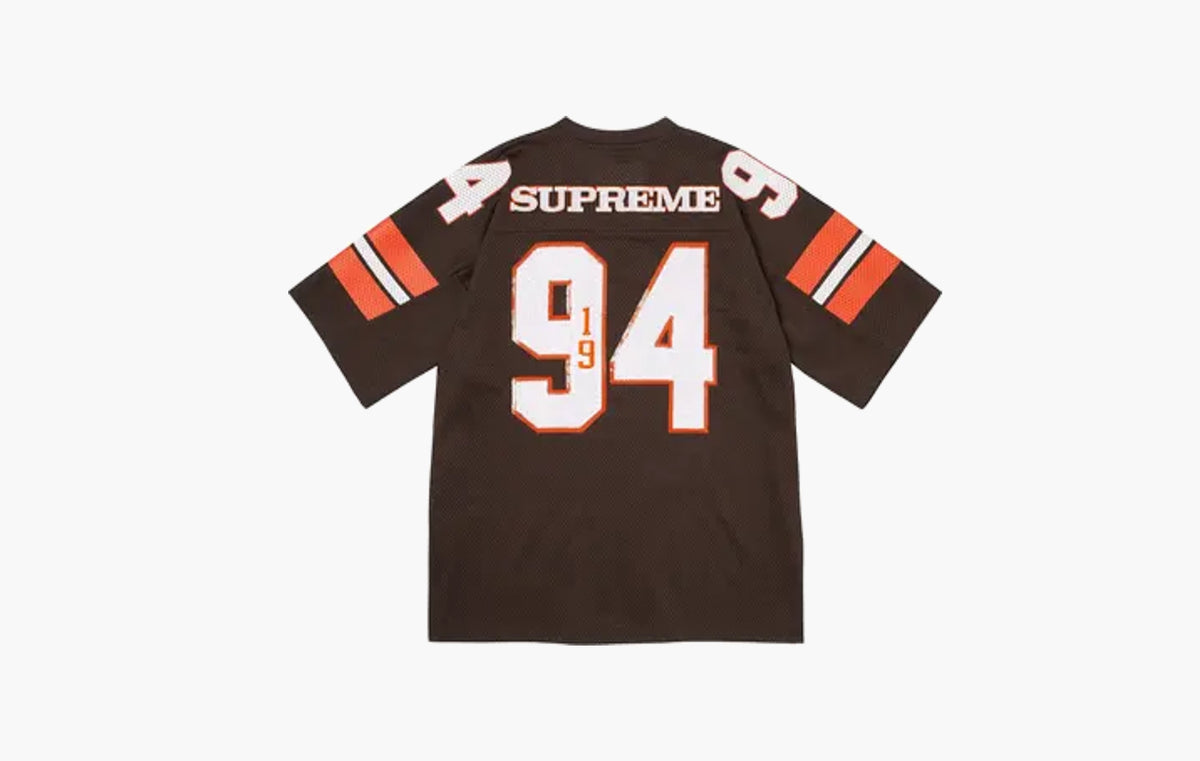 Sequin Football Jersey "Brown"