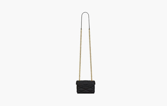 June Micro Box Bag In Lambskin "Black"