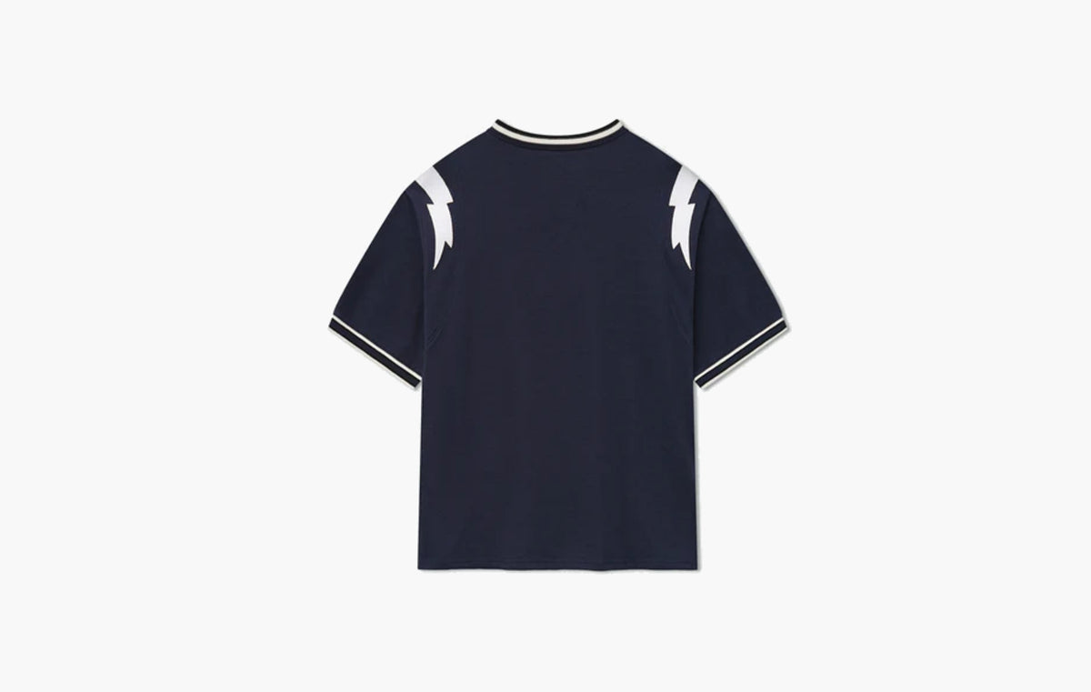 Lightning Ringer Jersey Tee "Navy"