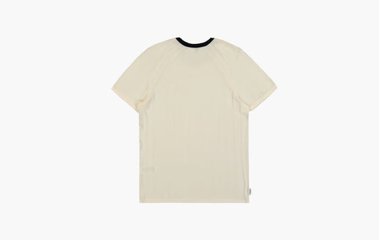Rib Tee "Cream White/Green Night"