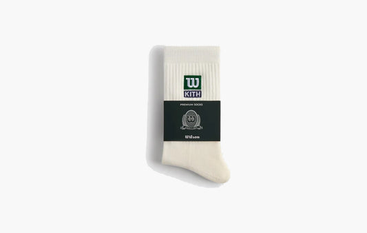 Logo Crew Socks "White"