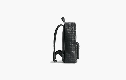 Small Intrecciato Backpack "Ardoise"