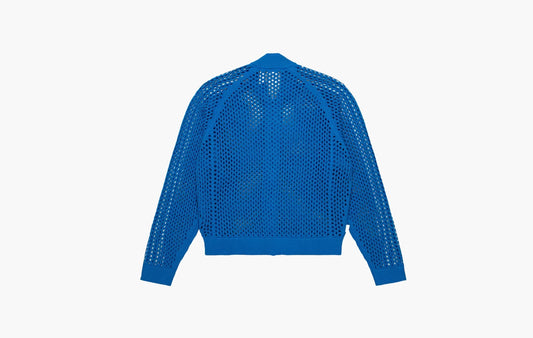Crochet Track Top "Blue"