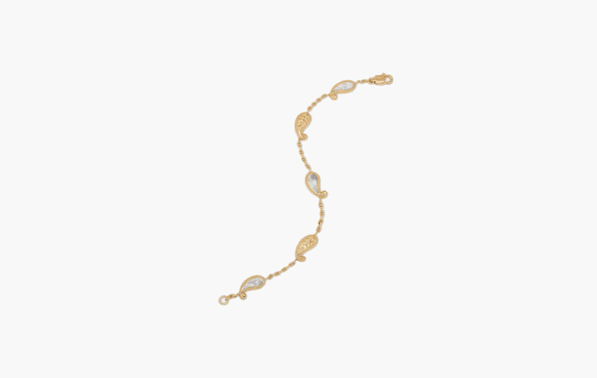 Tears Of Joy Bracelet Gold/Mother Of Pearl ".925 w/ 18KT Vermeil/Mother Of Pearl"