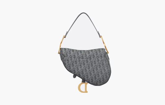 Saddle Bag With Strap "Gray"