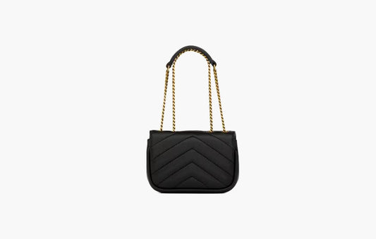 Loulou Micro Bag In Lambskin "Black"