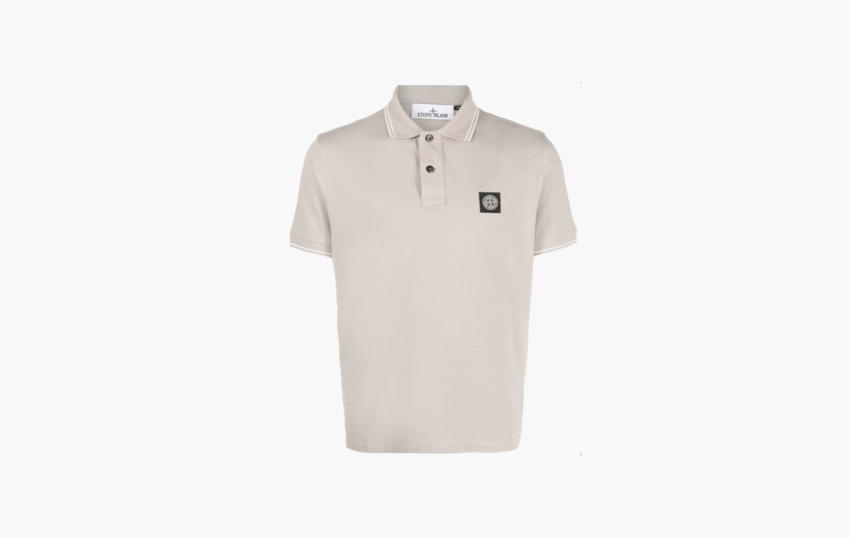 Short Sleeve Pique Polo "Biege"