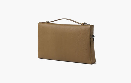 Extra Pouch L29 Grained Calfskin "Salty Capers/Onyx"