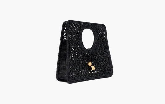 The Spiaggia Small Square Bag "Black"