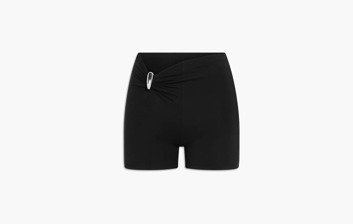 Pierced Mini Short "Black"