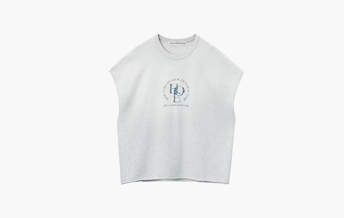 Graphic Muscle Tee "Heather Grey"