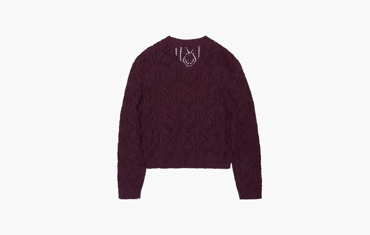 Cable Cardigan "Berry"