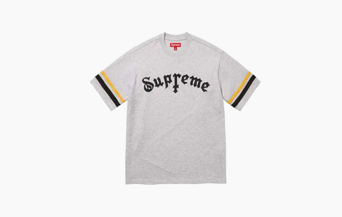 Cross Short-Sleeve Top "Grey"