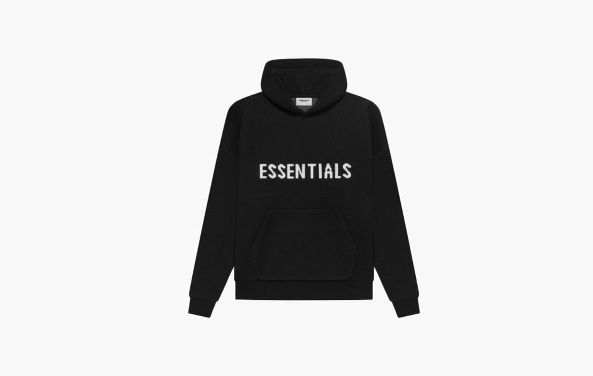 Essentials Knit Pullover Hoodie (SS21) "Black"