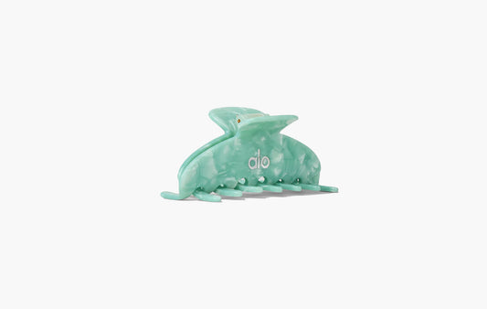 90'S Claw Clip "Spearmint Marble"