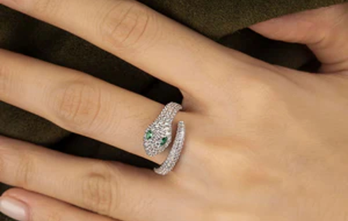 Festival Kaa Wrap Ring Sterling Silver