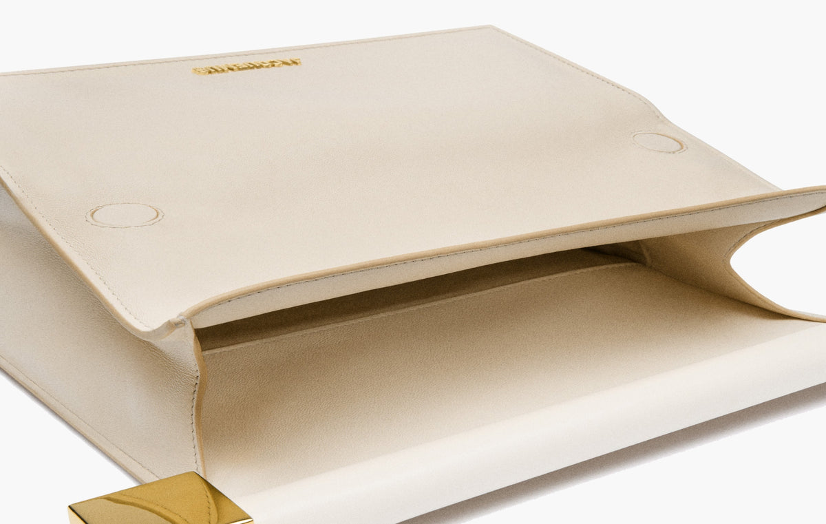 The Rond Carre Take-Out Clutch "Light Ivory"