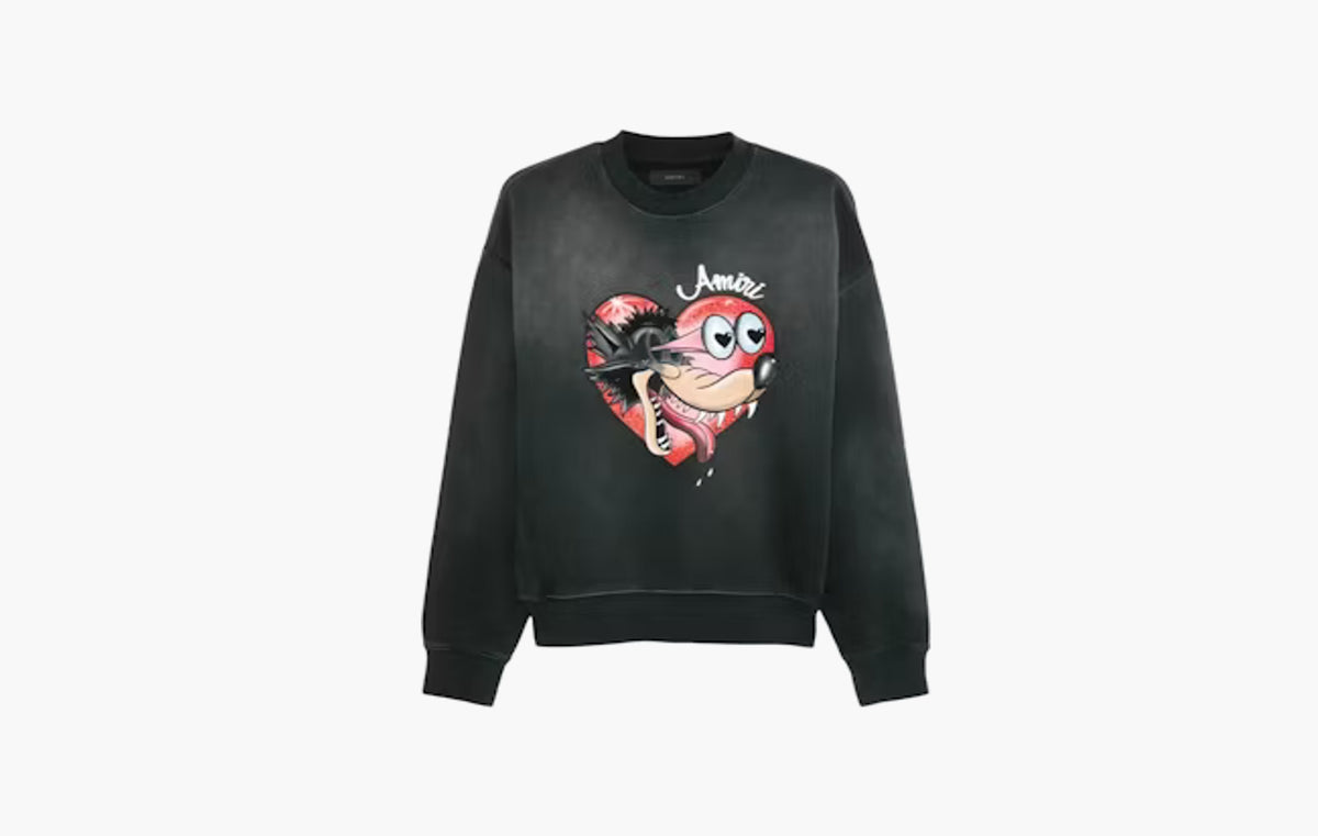 Hopeless Romantic Crewneck "Black"