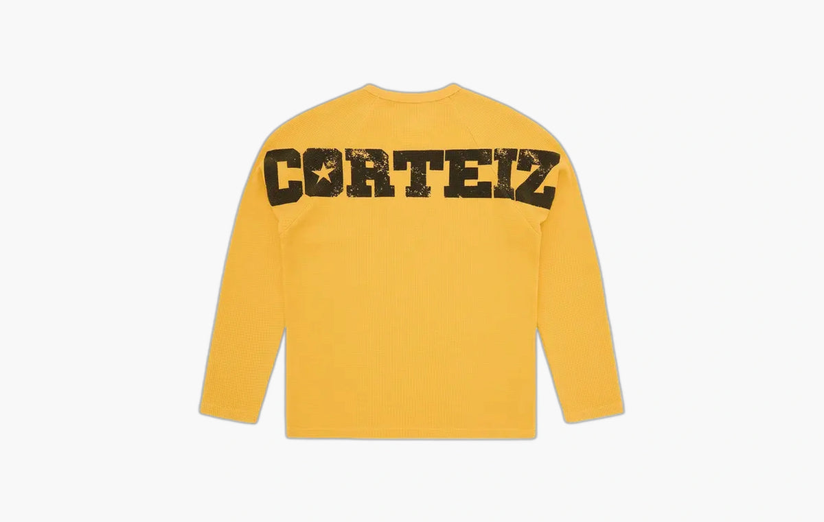 Star Raglan Waffle Thermal "Yellow"