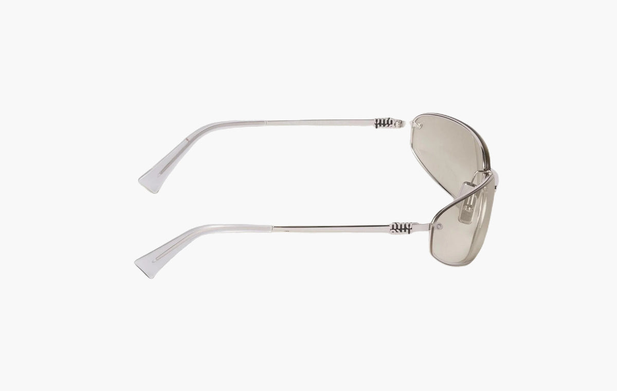 Nocturne Sunglasses "Silver Gradient" Transparent Lenses