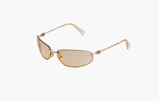 Nocturne Sunglasses "Silver Gradient" Yellow Lenses