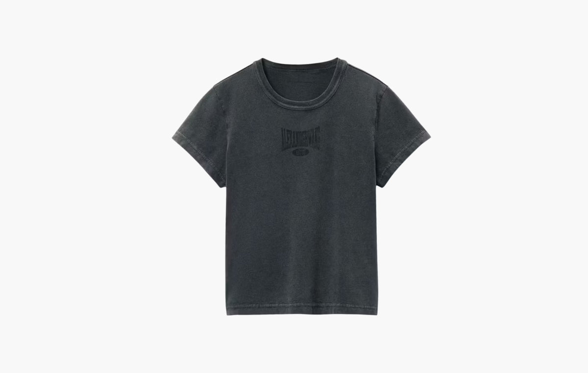 Graphic Shrunken T-shirt "Pale Gold Yellow"