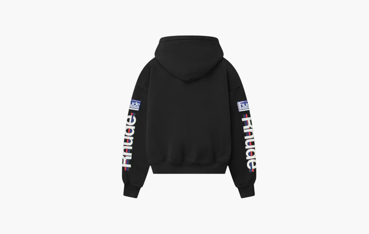 Petrol Patch Hoodie "Vintage Black"