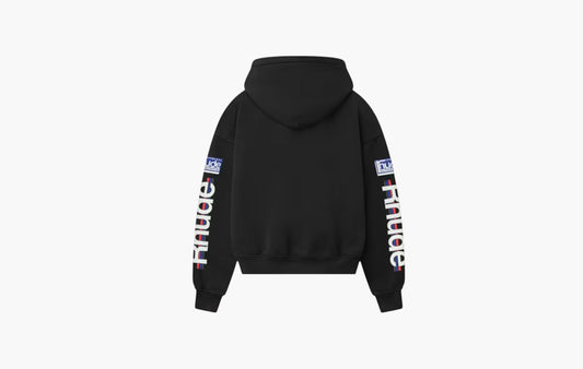 Petrol Patch Hoodie "Vintage Black"