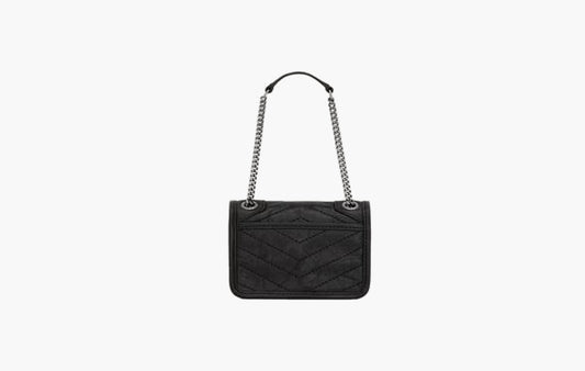 Niki Micro Bag In Leather "Black"