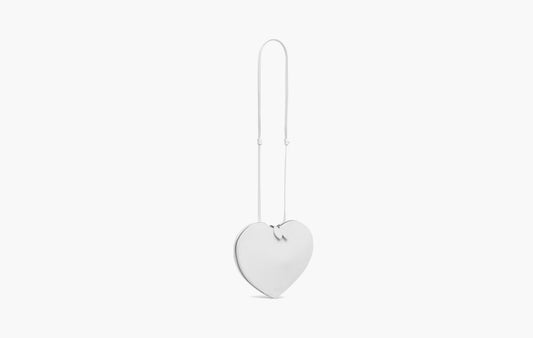 Le Coeur Handbag Made Of Luxury Calfskin "Optic White"