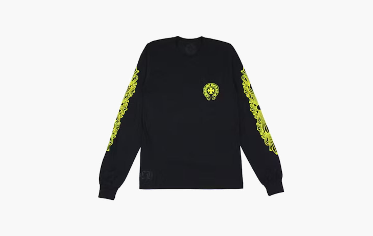 Made in Hollywood L/S T-shirt "Black/Yellow"