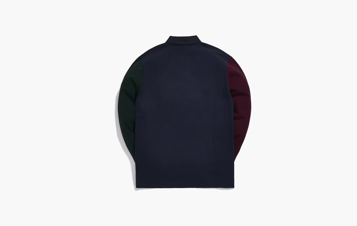Bergdorf Goodman L/S Quarter Zip "Navy"