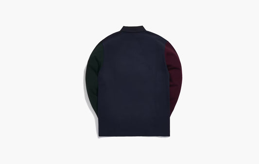 Bergdorf Goodman L/S Quarter Zip "Navy"