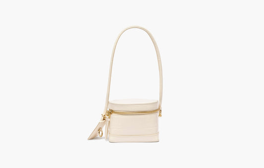 The Vanito Circular Case Bag "Light Ivory"