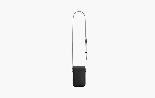 Solferino Mini Bag In Smooth Leather "Black/Silver"