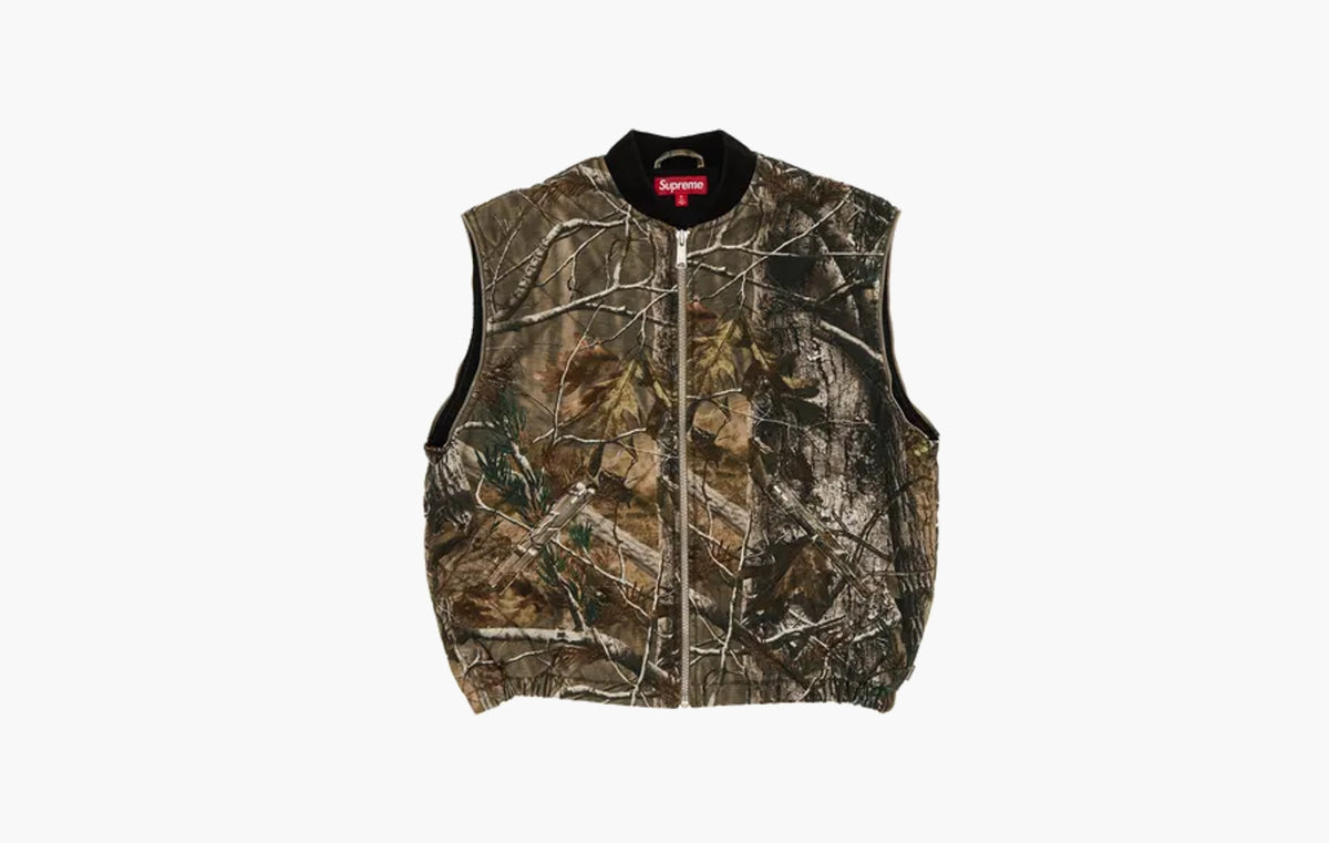 Zip-Off Sleeve Quilted Bomber Jacket "Realtree AP Camo"